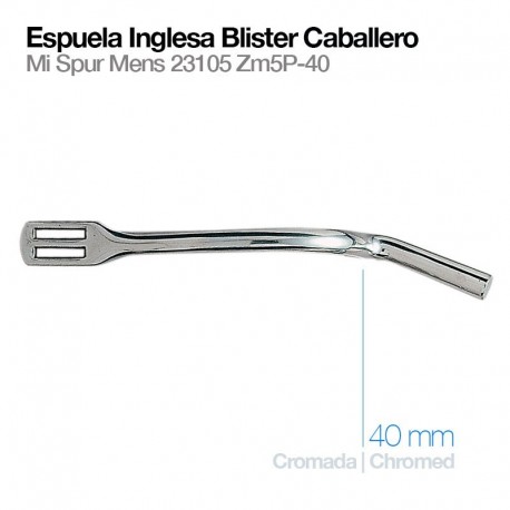 Espuela blister caballero gallo 40 mm