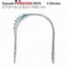 Espuela francesa inox 4 dientes